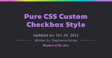 Pure Css Customized Checkbox Model Updates Devs Hot Sex Picture