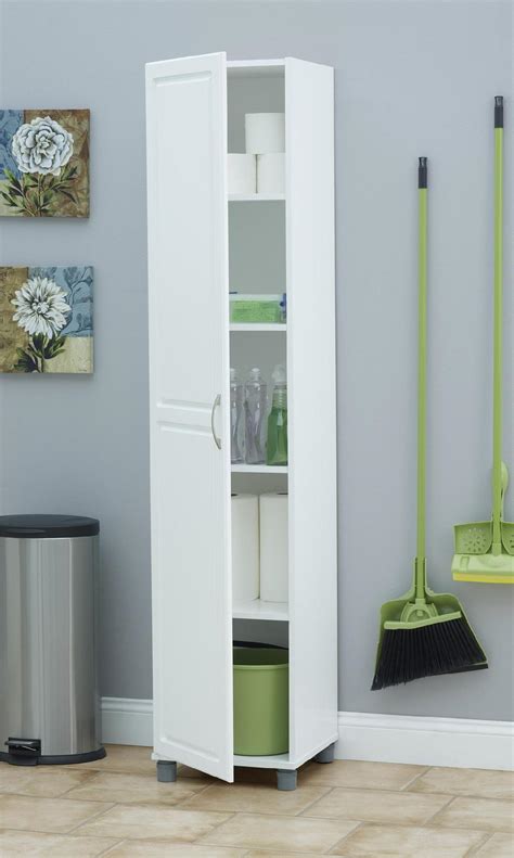Well, then check out some of the amazing bathroom cabinets that we have mentioned below, so you know what you're looking for Dorel Kendall 16" White Utility Storage Cabinet