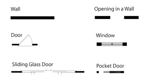 Pocket Door Symbol Floor Plan