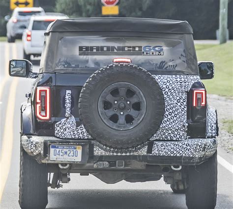 First Real Life Look At Soft Top On 2021 Bronco Bronco6g 2021 Ford