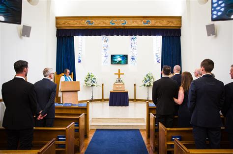 Funeral at All Saints Church and South West Middlesex Crematorium, London