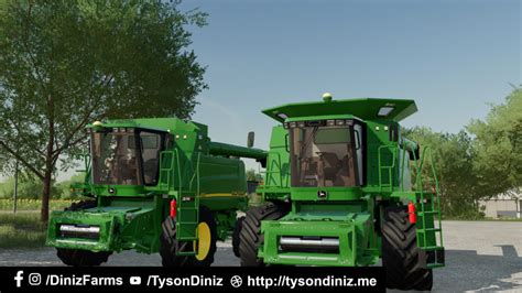 John Deere 9650 Walker Combine Diniz Farms Farming Simulator Modding