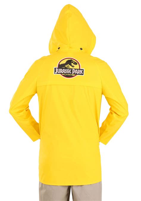 Adult Yellow Raincoat Jurassic Park Costume