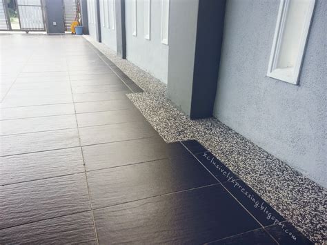 Lines are measured from wall. Tiles Untuk Porch Kereta | Tile Design Ideas