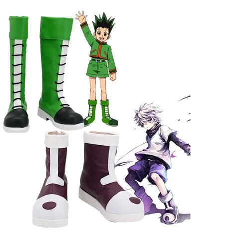 Anime Hunter X Hunter Gon Freecs Killua Zoldyck Cosplay Shoes Boots