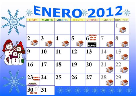 Sierra Nudo Énfasis Calendario Enero 2012 Crédito Vía Prestigioso