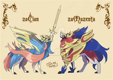 Zamazenta Y Zacian Fanart By Lidiamcfurrys On Deviantart