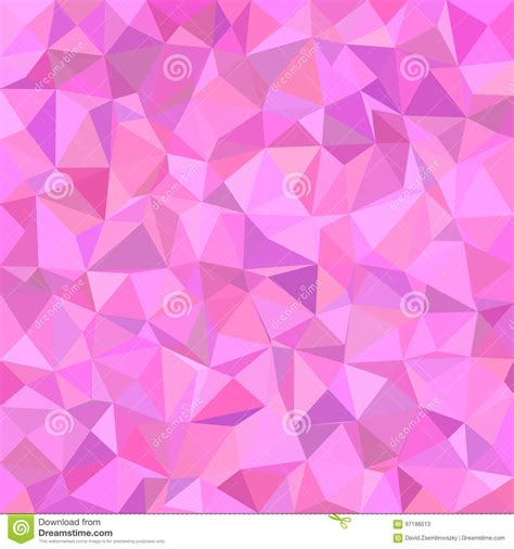 Abstract Triangle Mosaic Pattern Background Polygon Vector