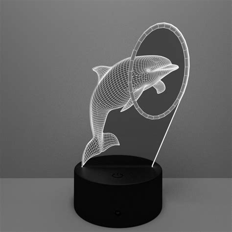 Dolphin Led Lamp Double Cut Designs Llc