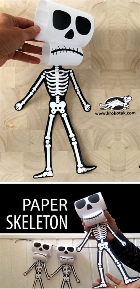 Krokotak Paper Skeleton