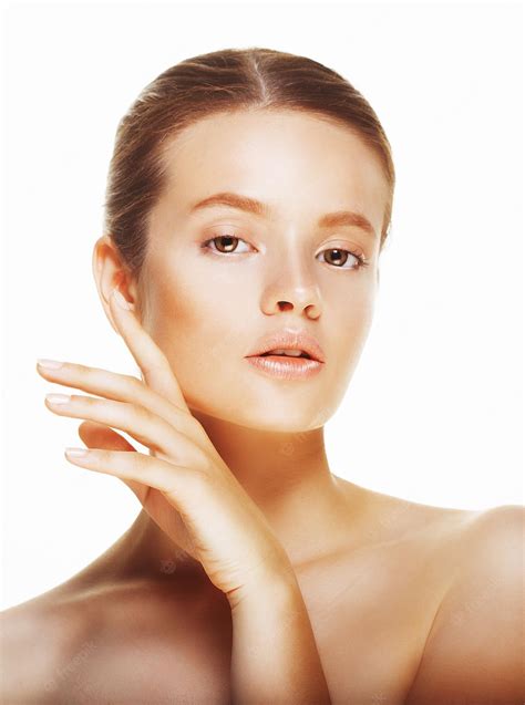 Premium Photo Beautiful Health Woman Face With Clean Purity Skin