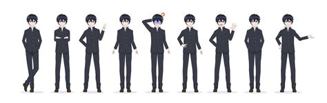 Top 150 Anime Guy Standing Pose