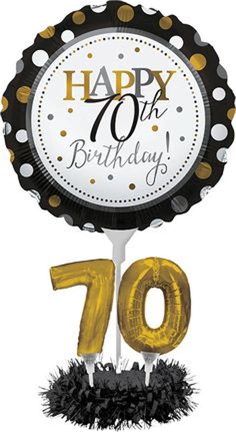Make the day bloom with our flowers & plants for her. 70th Birthday balloons in gold and clear 'happy birthday ...