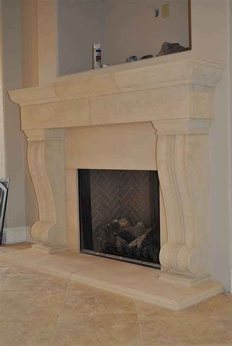 Modern Cast Stone Fireplaces Surround Astone Artisan
