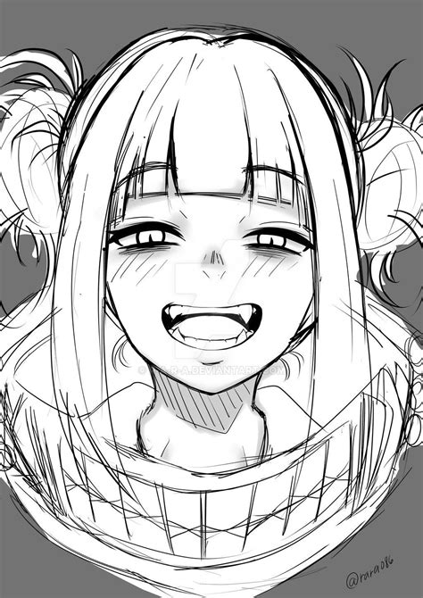 Toga Himiko Sketch3 By R A R A On Deviantart Toga Drawing Topics