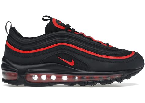 Nike Air Max 97 Black Chile Red Gs Kids 921522 023 Us
