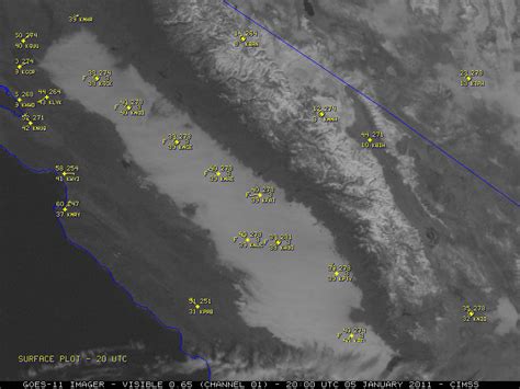 Tule Fog In The Central Valley Of California — Cimss Satellite Blog Cimss