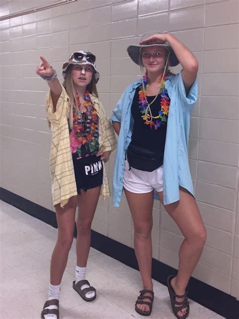 Tacky Tourist Hoco Week Beach Day Outfits Themed Outfits Fall Outfits Outfit Winter Cute