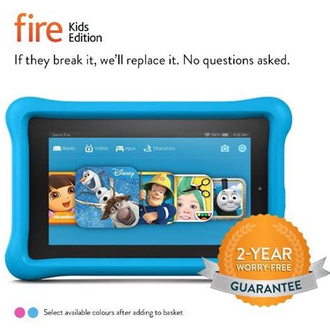 Fire Kids Edition Tablet 7 Display Wi Fi 16 Gb Blue Kid Proof Case
