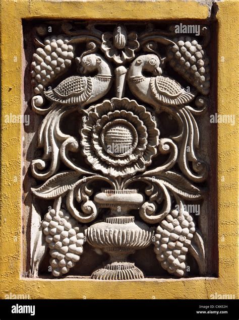 Stone Flower Carving High Resolution Stock Photography And Images Alamy