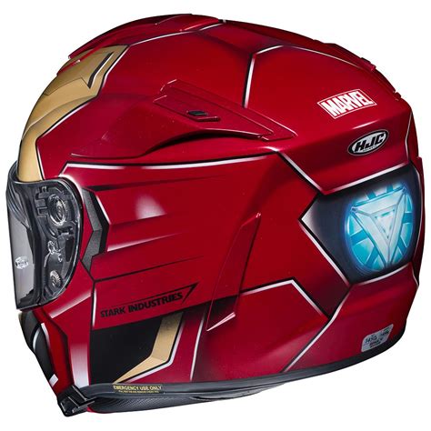 Iron Man Motorcycle Helmet Fusestart