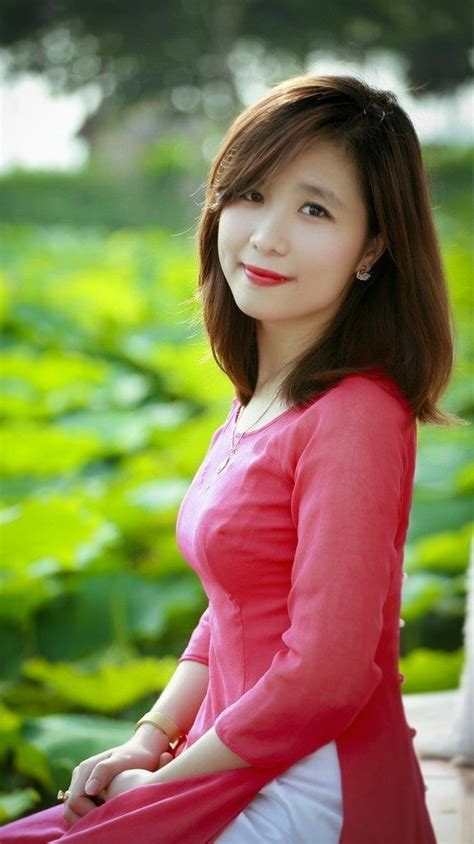 Beautiful Redhead Vietnamese Dress Dresses Casual Winter Hot Sexy Babes Ao Dai Home