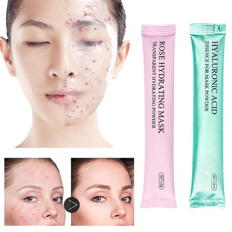 natural soft hydro jelly mask powder set peel off rubber facial moisturizing whitening rose