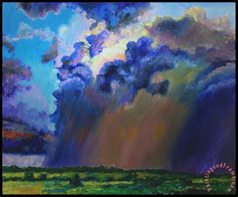John Lautermilch Storm Clouds Over Missouri Painting Storm Clouds