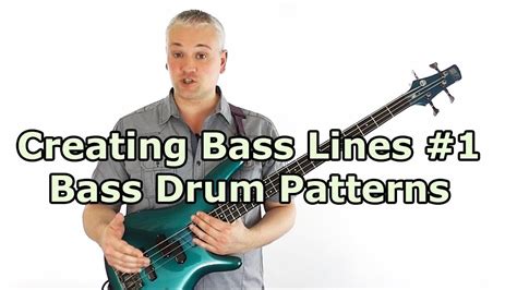Creating Bass Lines 1 Locking With The Bass Drum Youtube