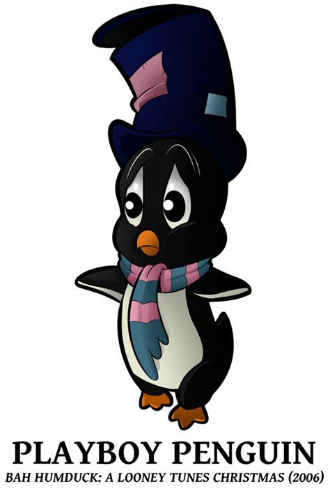 25 Looney Of Christmas Playboy Penguin By Boscoloandrea On Deviantart