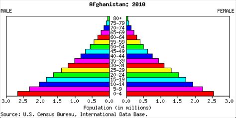 Migration (including immigration and emigration) decreases population by 60,000 people yearly. Population - AFGHANISTAN