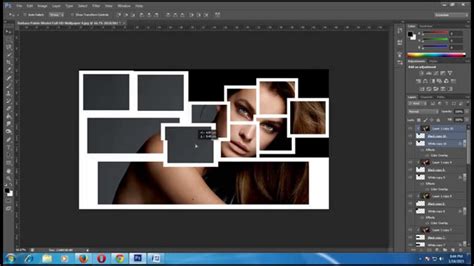 How To Make Easy And Quick Photo Collage In Photoshop Cs6 Youtube