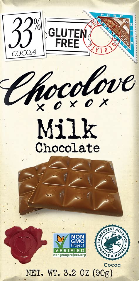 Milk Chocolate Chocolove Premium Chocolate