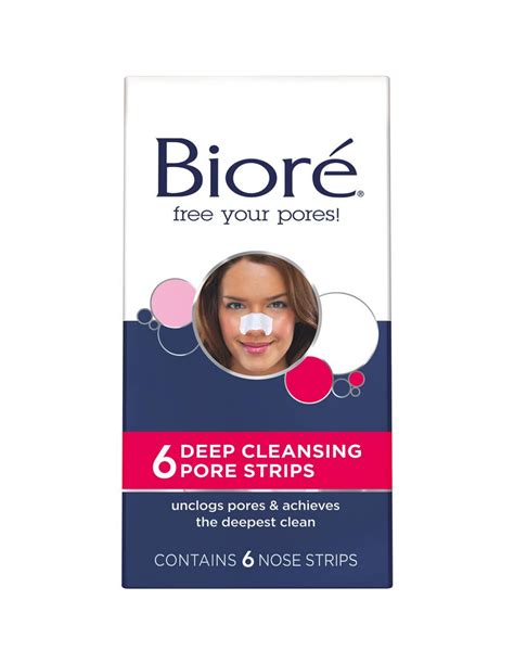 Biore Deep Cleansing Pore Strips 6pk Allys Basket Direct From