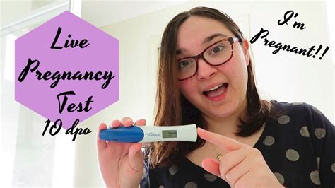 Live Pregnancy Test At 10 Dpo Positive Pregnancy Test Ttc Journey