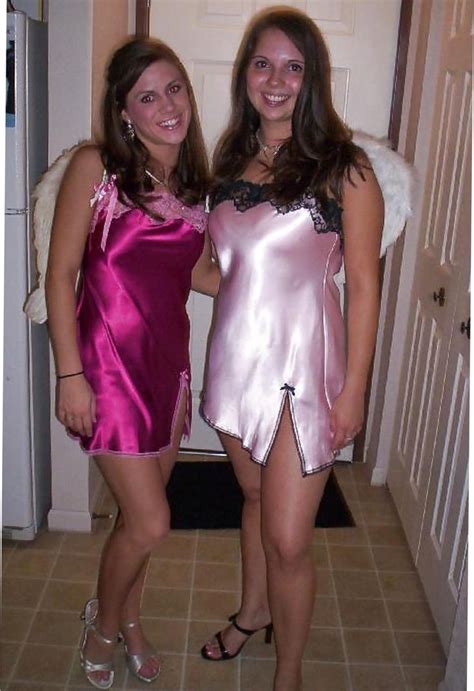 Pin On Satin Party Girls