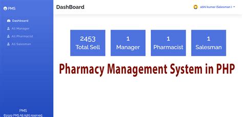 Pharmacy Management System In Php With Source Code Source Code Project