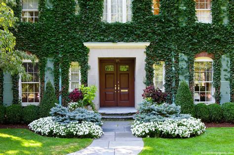 Brick Home Dressed In Vine In Chestnut Hill Landscape Architecture By