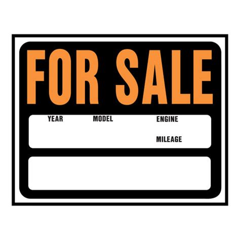 7 Best Images Of Free Printable Signs For Sale Auto Car For Sale Sign