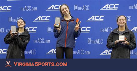 Virginia Sets Two American Records Wins Four Acc Championships On