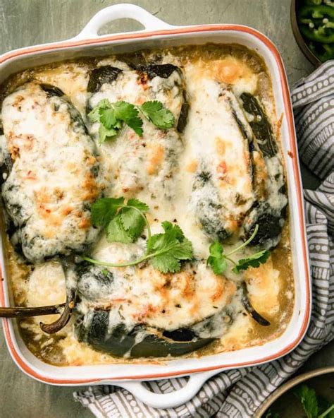 Chicken Stuffed Poblano Peppers Are Filled With Hearty Quinoa Pepper