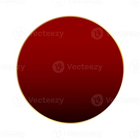 Round Shape With Red Gradient Color 19016704 Png