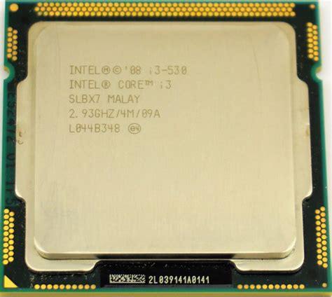 Intel Core I3 530 Slbx7 293ghz Dual 2 Core Lga1156 73w Cpu Processor