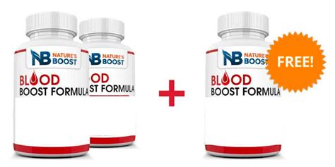 Blood Boost Formula Buy 2 Get 1 Free Pack Natures Boost