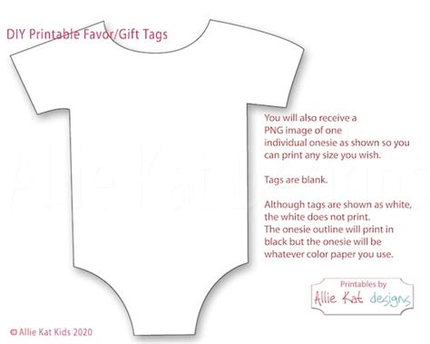 Necktie Template For Onesie