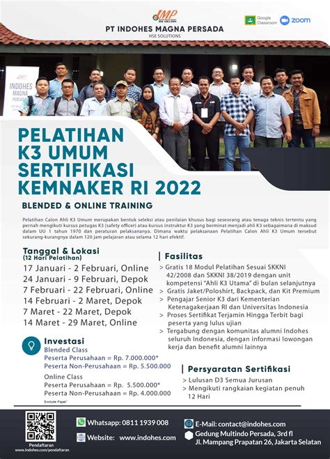 Sertifikat Ahli K3 Umum Kementerian Ketenagakerjaan Ri 2022