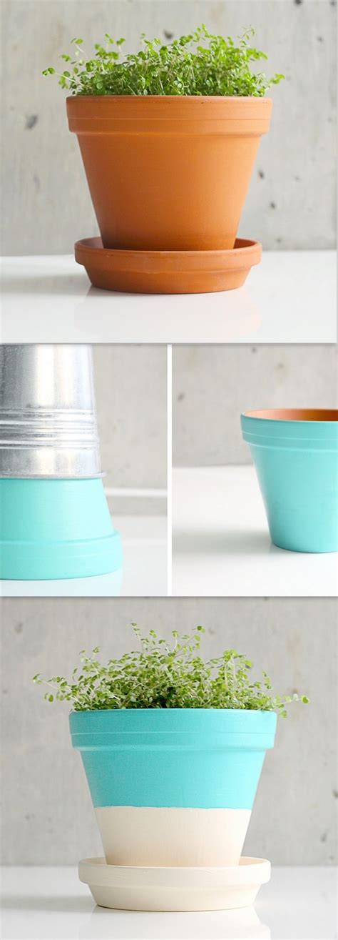 Painted Terracotta Pots Easy Diy Project Diy Paint Projects Painted