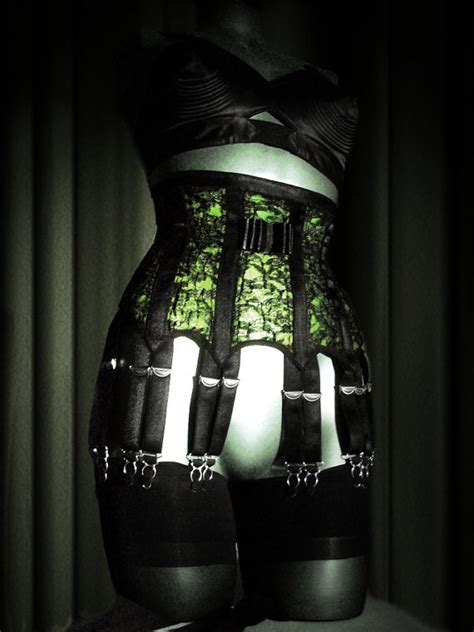 Dark Ladies Wear The Address For Top Class Sinful Garter Belts Burlesque Fashion International
