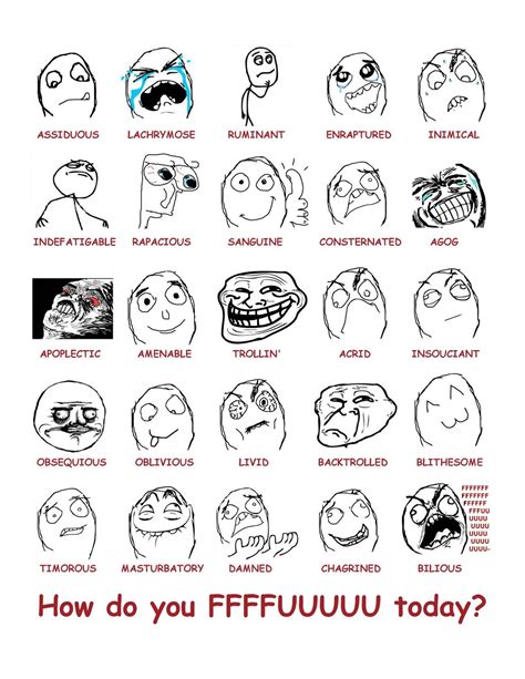 Rage Faces On Know Your Meme Funny Image Photo Troll Meme Tumblr Face