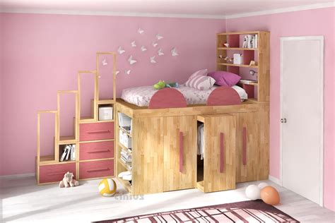 Beloved tree house crea letti montessori in legno per bambini, bambini e adolescenti. Letto a soppalco - IMPERO YOUNG - Cinius - singolo / moderno / con ripiano